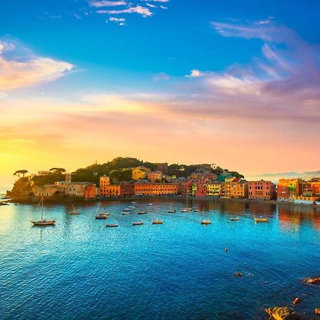021 - Casa Ponente Con Terrazzo - Centro Citta, Carruggio E Mare Baia Del Silenzio A 500 M Leilighet Sestri Levante Eksteriør bilde